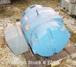 USED: Reliance Duty Master AC motor, type P, design A. 250 hp, 3/60/460 volt, 3580 rpm, frame size 445T.