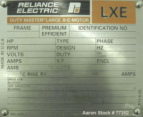 Used- Reliance TEFC-XT Motor