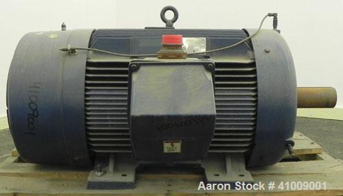 Unused- Siemens Mill and Chemical Duty Quality Induction TEFC Motor, 125 HP, 3/60/460 Volt, 885 RPM
