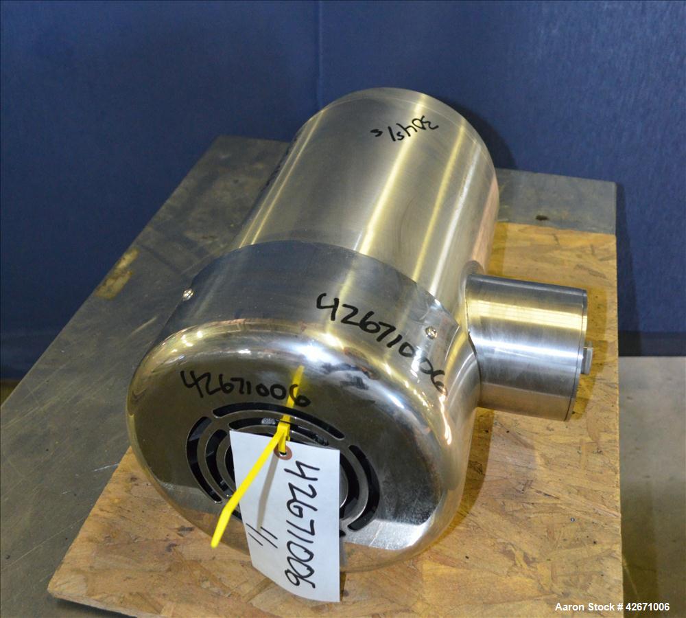 Used- Stainless Motors Inc. Pharmaceutical Wash D
