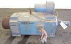 Used Reliance DC Motor. 150hp, 500 volts, 1750/2000 rpm. Frame LC32J2ATY. ID#1KSK09406J-QS. Includes an 8 belt sheave. Last used on a 110mm twin screw extruder.