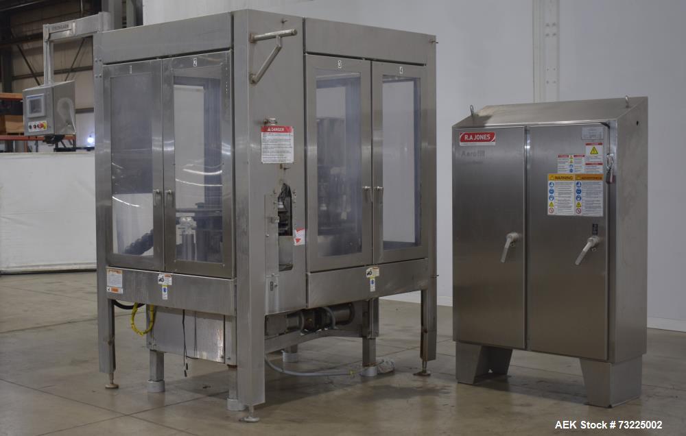 Used R.A Jones Aerofill 1695 Ultraflex | High-Speed Rotary Gasser Shaker