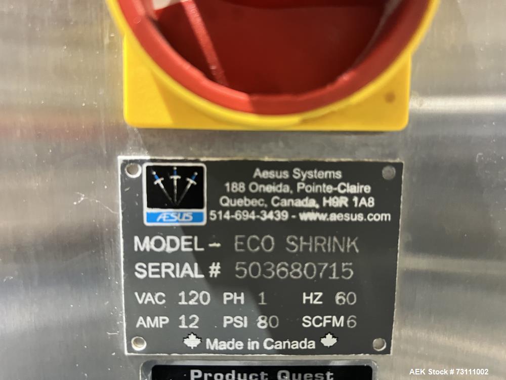 Used Terco Complete BOV Bag On Valve Aerosol Canning Line. Consists of: Garvey Stainless steel unscrambler, Garvey table top chain conveyor, Terco Rotary UTC gasser/crimper with TTV  product filler w...