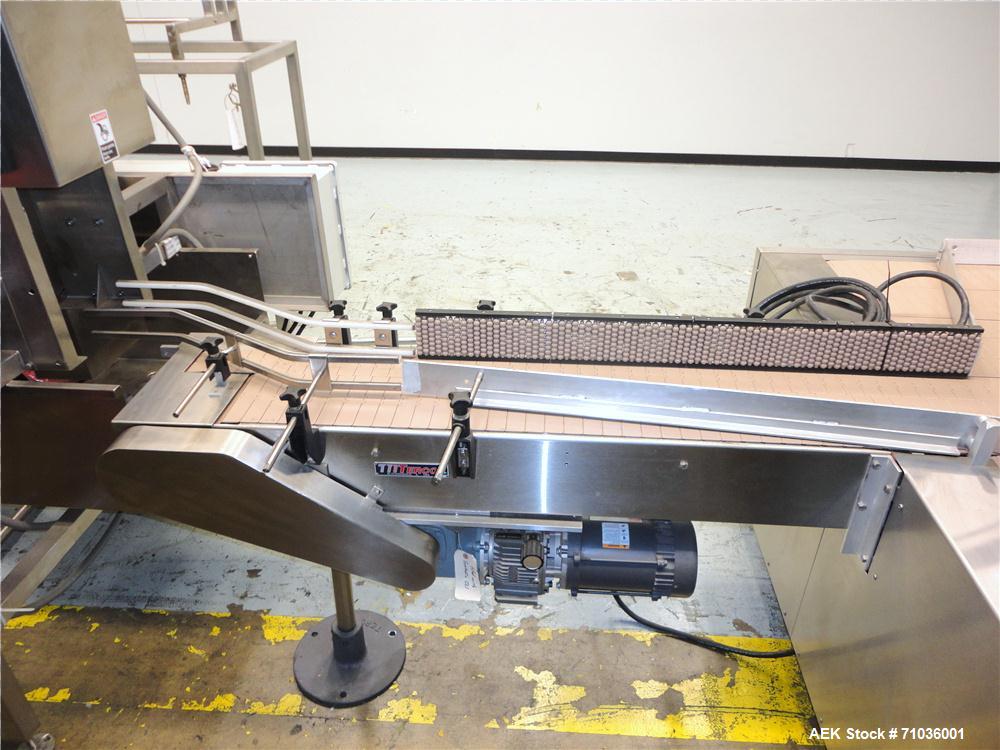 Used Terco SLDL Aerosol Can Filling Line. Capable of speeds up to 70 cans per minute. Has Terco Can Depalletizer with single lane discharge,  Mcbrady 100 orbital cleaner with steam injection Terco SL...