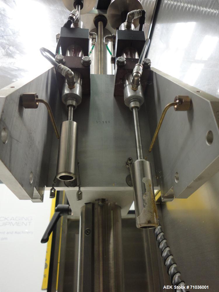 Used Terco SLDL Aerosol Can Filling Line. Capable of speeds up to 70 cans per minute. Has Terco Can Depalletizer with single lane discharge,  Mcbrady 100 orbital cleaner with steam injection Terco SL...