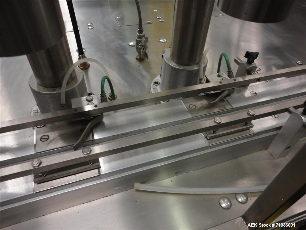 Used Terco SLDL Aerosol Can Filling Line. Capable of speeds up to 70 cans per minute. Has Terco Can Depalletizer with single lane discharge,  Mcbrady 100 orbital cleaner with steam injection Terco SL...