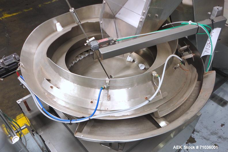 Used Terco SLDL Aerosol Can Filling Line. Capable of speeds up to 70 cans per minute. Has Terco Can Depalletizer with single lane discharge,  Mcbrady 100 orbital cleaner with steam injection Terco SL...