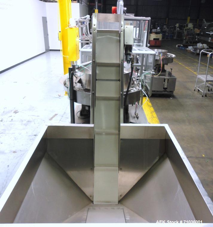 Used Terco SLDL Aerosol Can Filling Line. Capable of speeds up to 70 cans per minute. Has Terco Can Depalletizer with single lane discharge,  Mcbrady 100 orbital cleaner with steam injection Terco SL...