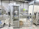 Used Terco Complete BOV Bag On Valve Aerosol Canning Line. Consists of: Garvey Stainless steel unscrambler, Garvey table top chain conveyor, Terco Rotary UTC gasser/crimper with TTV  product filler w...