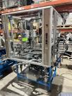 Used Terco Complete BOV Bag On Valve Aerosol Canning Line. Consists of: Garvey Stainless steel unscrambler, Garvey table top chain conveyor, Terco Rotary UTC gasser/crimper with TTV  product filler w...