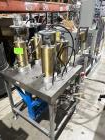 Used Terco Complete BOV Bag On Valve Aerosol Canning Line. Consists of: Garvey Stainless steel unscrambler, Garvey table top chain conveyor, Terco Rotary UTC gasser/crimper with TTV  product filler w...