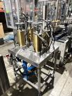 Used Terco Complete BOV Bag On Valve Aerosol Canning Line. Consists of: Garvey Stainless steel unscrambler, Garvey table top chain conveyor, Terco Rotary UTC gasser/crimper with TTV  product filler w...