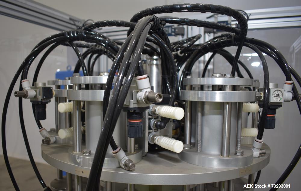 Used MBC Aerosol Rotary Gasser & 6-Head Valve Crimper – Like New Condition