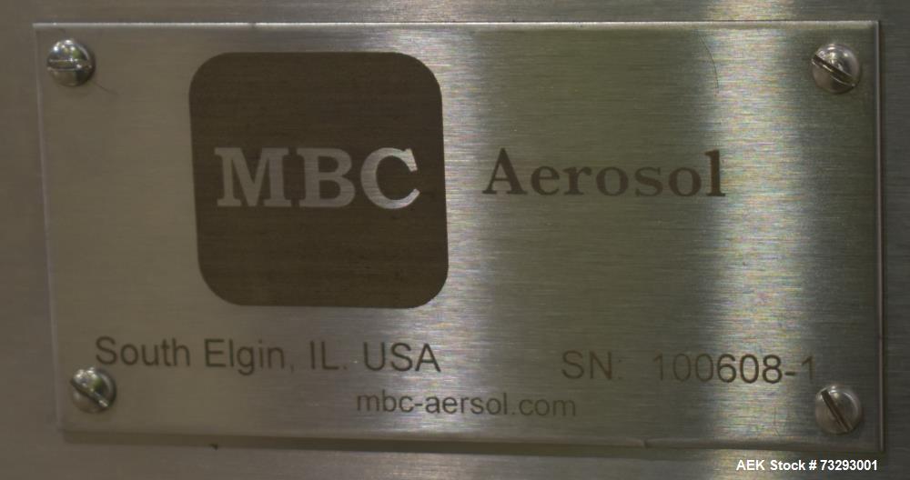 Used MBC Aerosol Rotary Gasser & 6-Head Valve Crimper – Like New Condition