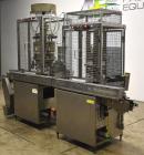 Used Pamasol 4 Head Valve Crimper Coupled to Pamasol P 2002 4 Head Gasser