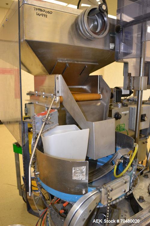 Used Haumiller Tip inserter. Last running with Anderson spray pump inserter on a fragrance line.
