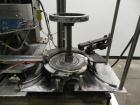 Used Haumiller Stainless Steel (6) Pocket Spray Tip Applicator. Single Hammer, 16” vibratory feeder bowl. Approximate 24” x 24” x 12” deep hopper. Allen Bradley Panel View 1000.