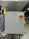 Used Haumiller Stainless Steel (6) Pocket Spray Tip Applicator. Single Hammer, 16” vibratory feeder bowl. Approximate 24” x 24” x 12” deep hopper. Allen Bradley Panel View 1000.