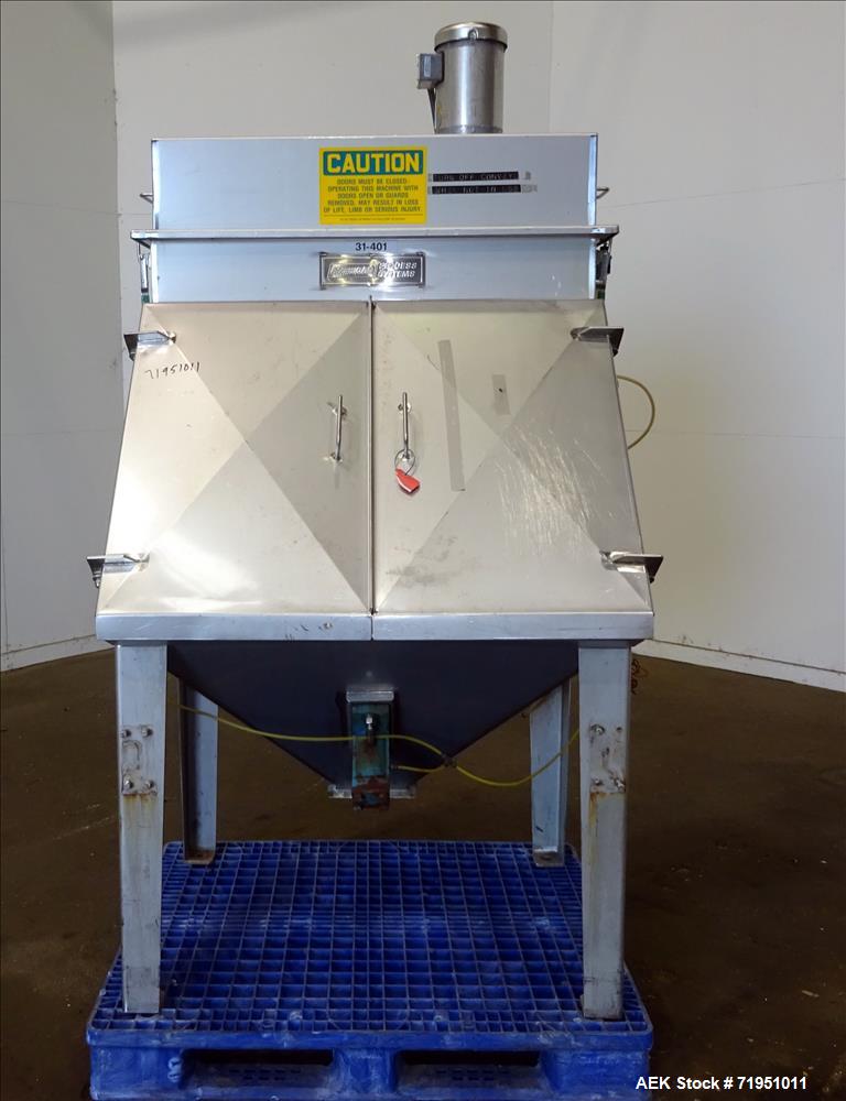 Used American Process Systems Filtered Bag Dump Station, Model FBD-200