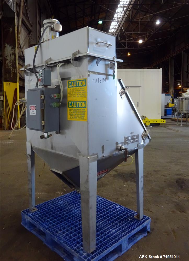 Used American Process Systems Filtered Bag Dump Station, Model FBD-200