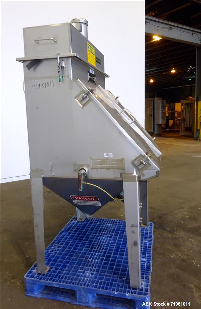 Used American Process Systems Filtered Bag Dump Station, Model FBD-200