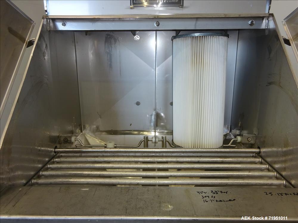 Used American Process Systems Filtered Bag Dump Station, Model FBD-200