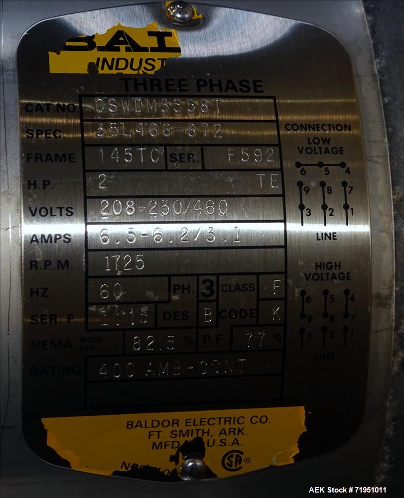 Used American Process Systems Filtered Bag Dump Station, Model FBD-200