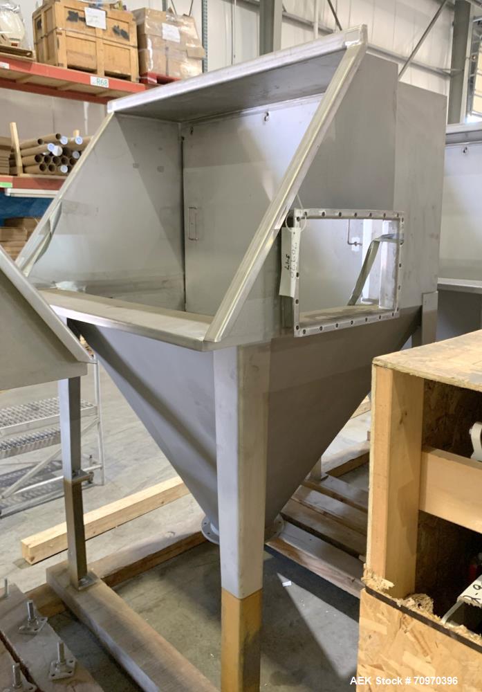 Unused American Process Systems NFBD-200 Non-Filtered Bag Dump Station – 304 Stainless Steel