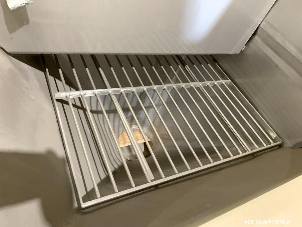 Unused- American Process Systems (Eirich Machine) Non Filtered Bag Dump Station, Model NFBD-200, 304 Stainless Steel. 46"wide x 27" tall opening. 12" Bottom Outlet, 8" diameter Tri-Clamp Ferrule,  Se...