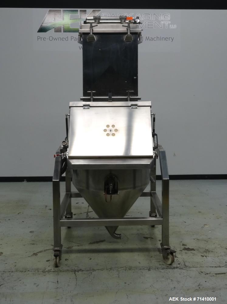 Used AZO Model ET 250 P Feeding Hopper
