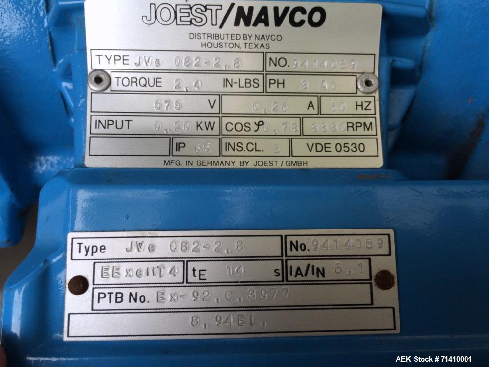 Used AZO Model ET 250 P Feeding Hopper