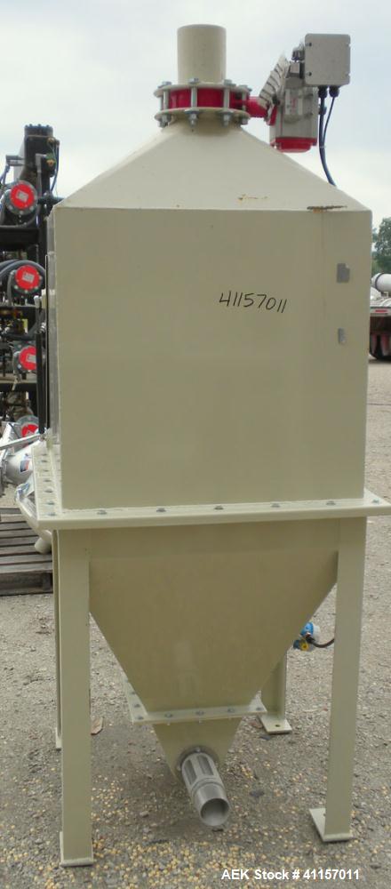 Used Adaptive Engineering & Fabrication Bag Dump System, Carbon Steel, consisting of: (1) Bag dump station, 36’’ long x 36’’ wide. Approximate 32’’ wide x 18’’ deep bag break area with grate and bag ...