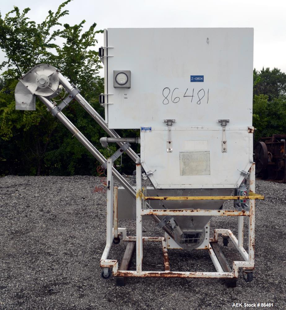 Used Stainless Steel Spiroflow Systems Mobile Bag Dump/Loading System, Model CO