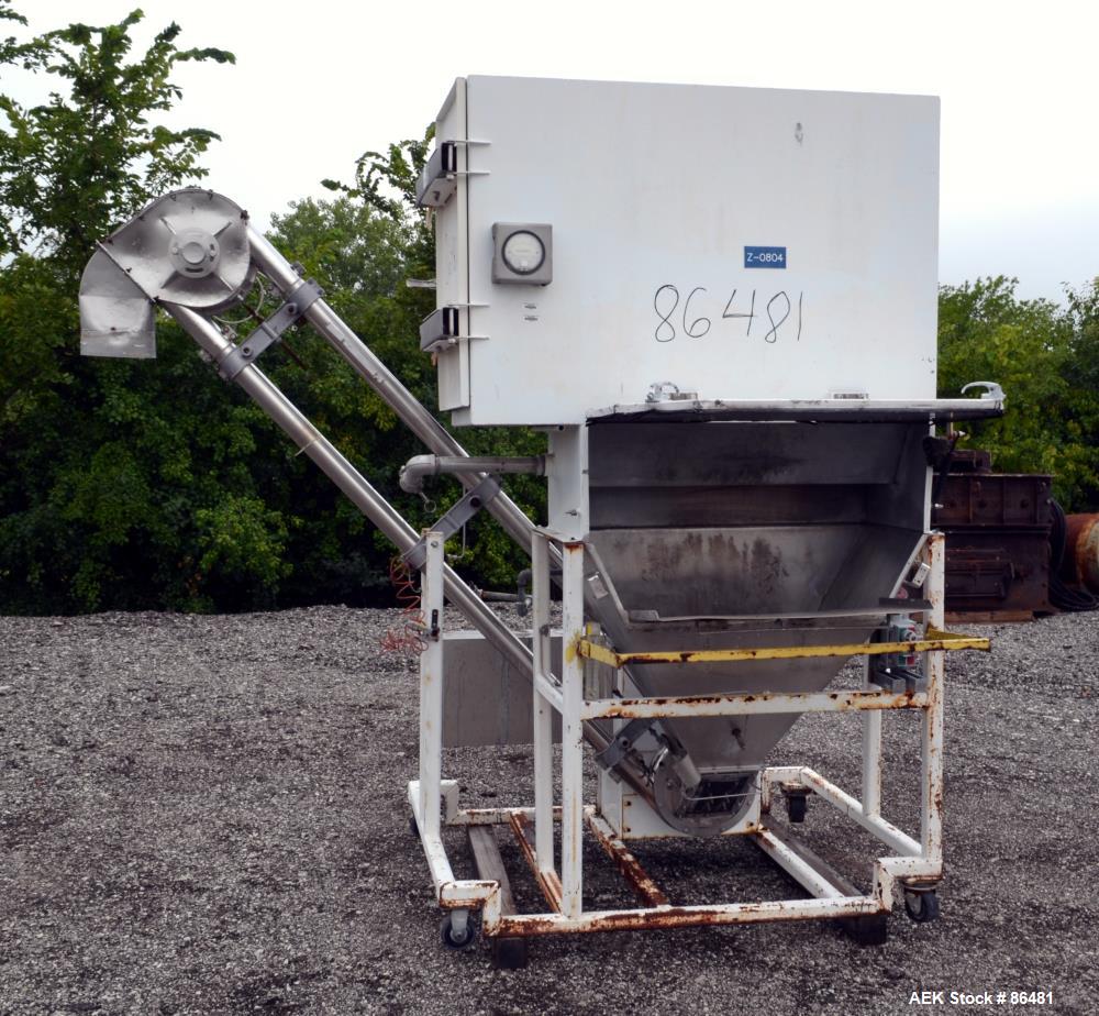 Used Stainless Steel Spiroflow Systems Mobile Bag Dump/Loading System, Model CO