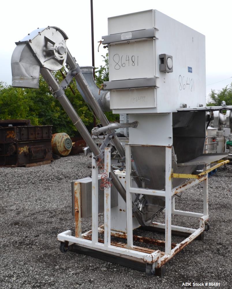 Used Stainless Steel Spiroflow Systems Mobile Bag Dump/Loading System, Model CO