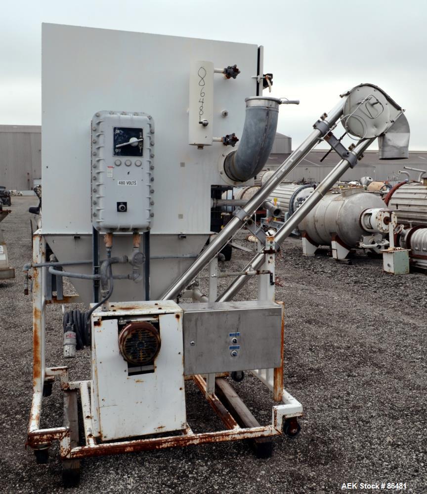 Used Stainless Steel Spiroflow Systems Mobile Bag Dump/Loading System, Model CO