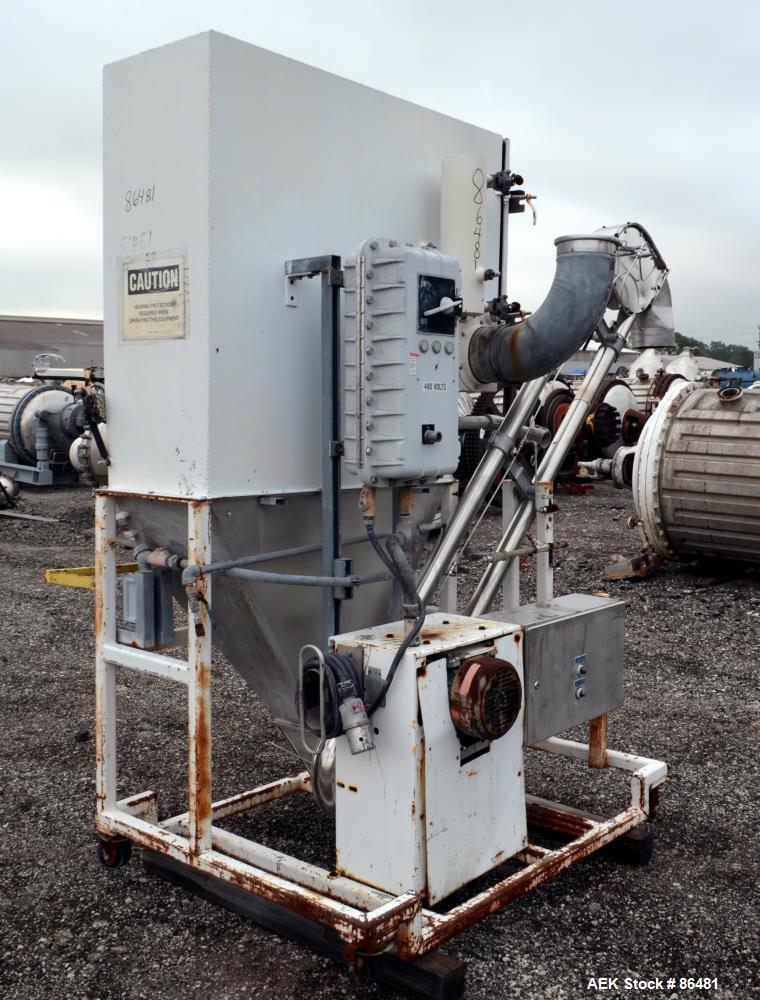 Used Stainless Steel Spiroflow Systems Mobile Bag Dump/Loading System, Model CO