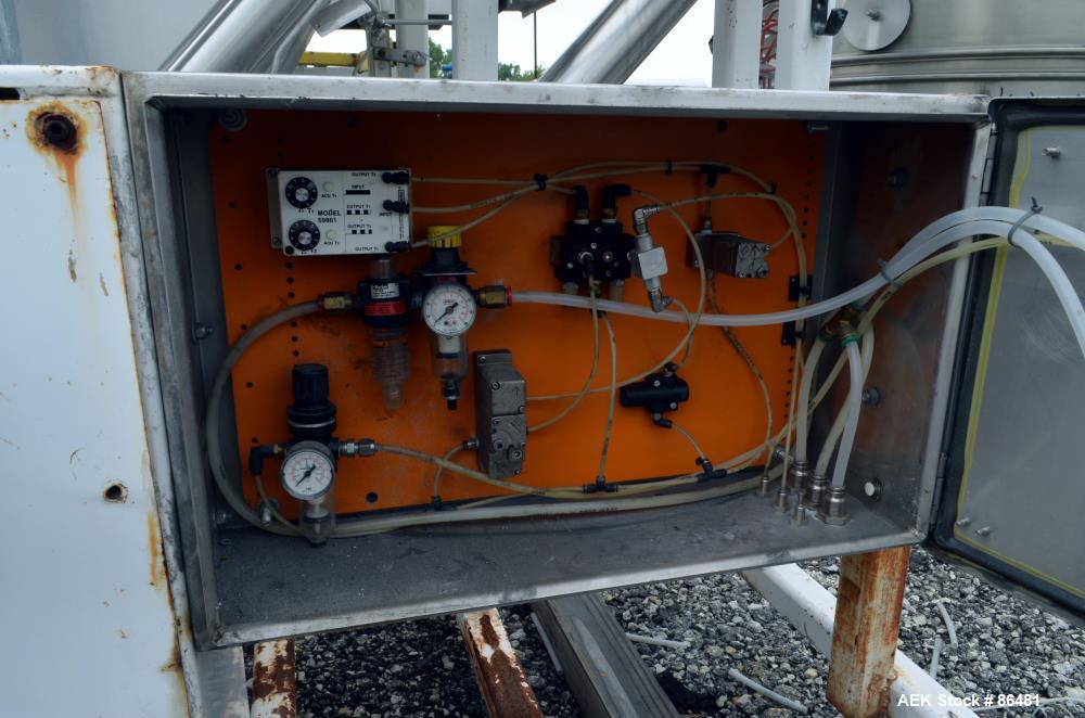 Used Stainless Steel Spiroflow Systems Mobile Bag Dump/Loading System, Model CO