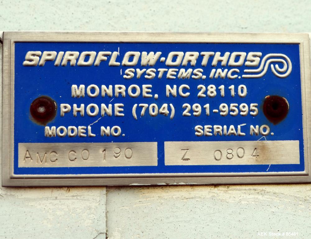 Used Stainless Steel Spiroflow Systems Mobile Bag Dump/Loading System, Model CO