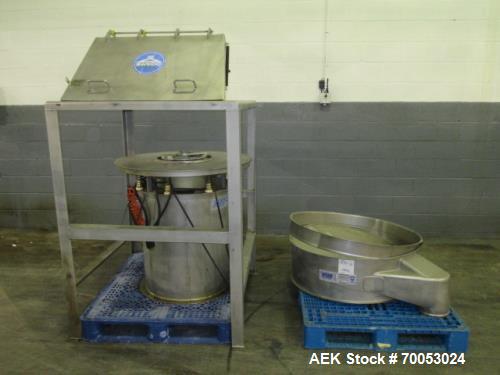 Used Sweco Bag Dump Station