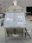 Used American Process Systems filtered bag dump work station, model D212/5250, type FBD-200.  304 stainless steel.  Dump area 42