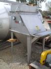Used Flexicon dump station with auger discharge, stainless steel dump station with dust collector, 3