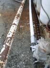 Used Flexicon dump station with auger discharge, stainless steel dump station with dust collector, 3