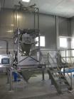 Used Hapman Super Sac Unloader/Bag Break / Dump Station, Model X098-188AA, stainless steel. With 6