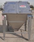Used Hapman Non-Filtered Bag Dump Station, 304 stainless steel. Dump area 36