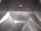 Used Hapman Non-Filtered Bag Dump Station, 304 stainless steel. Dump area 36
