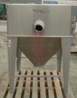 Used Hapman Bag Break/ Dump Station, 304 Stainless Steel. Dump area 36