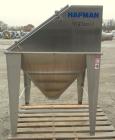 Used Hapman Bag Break/ Dump Station, 304 Stainless Steel. Dump area 36