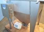 Used Hapman Vibrating Dump Station, Stainless Steel. Includes a Dust Collector. Approximate 30” long x 16” wide x 37” high dump area with grate. Dust Collector with Pulsing Air System for Cleaning Fi...