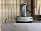 Used Vac-U-Max XP Stainless Steel Bag Dump Station with integrated dust collection and empty bag compaction. Top mount blower, 6 bags. Hydraulically operated bag compactor.